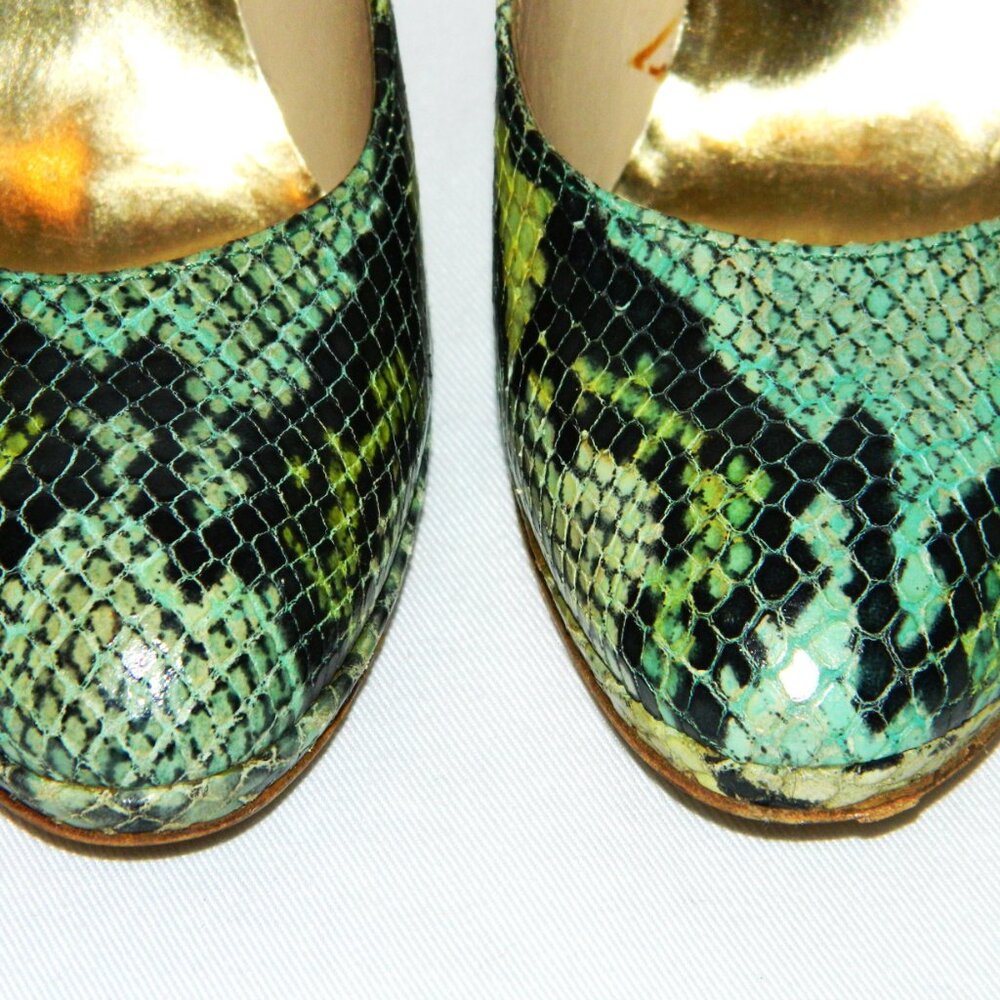 Coach Embossed Python Pumps - image 4